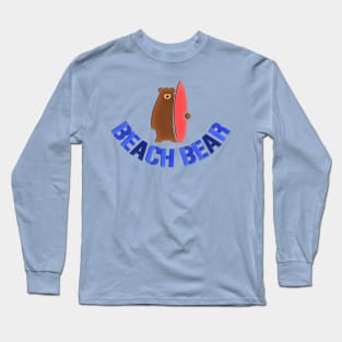 Beach Bear Long Sleeve T-Shirt